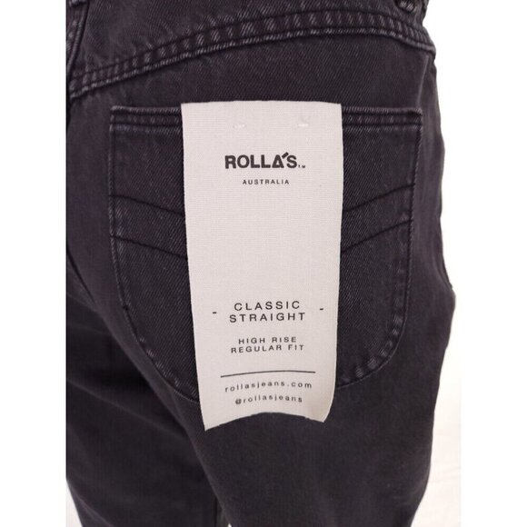 Rolla’s Original Straight High Rise Jeans Size 32 Sunbleach 90's Style NWT - Picture 6 of 13